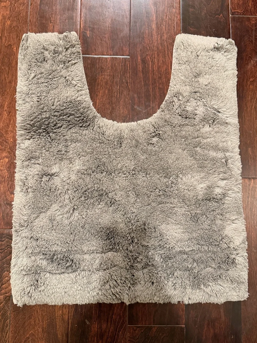 Gray Bath Toilet Rug